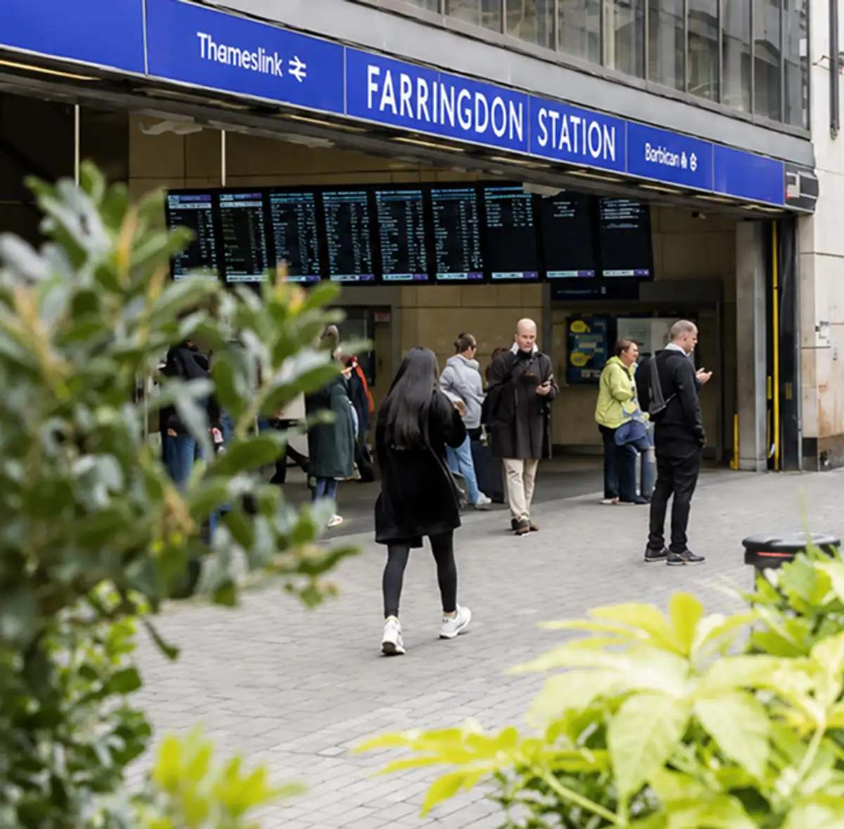Farringdon Station entrance